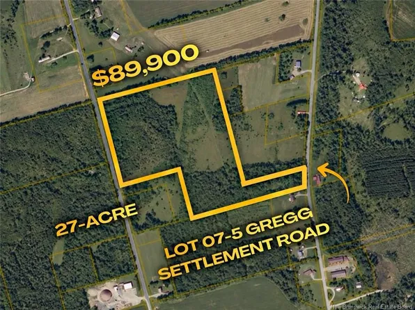 5 Gregg Settlement Rd Lot 7, Centreville, NB E7K 2L6