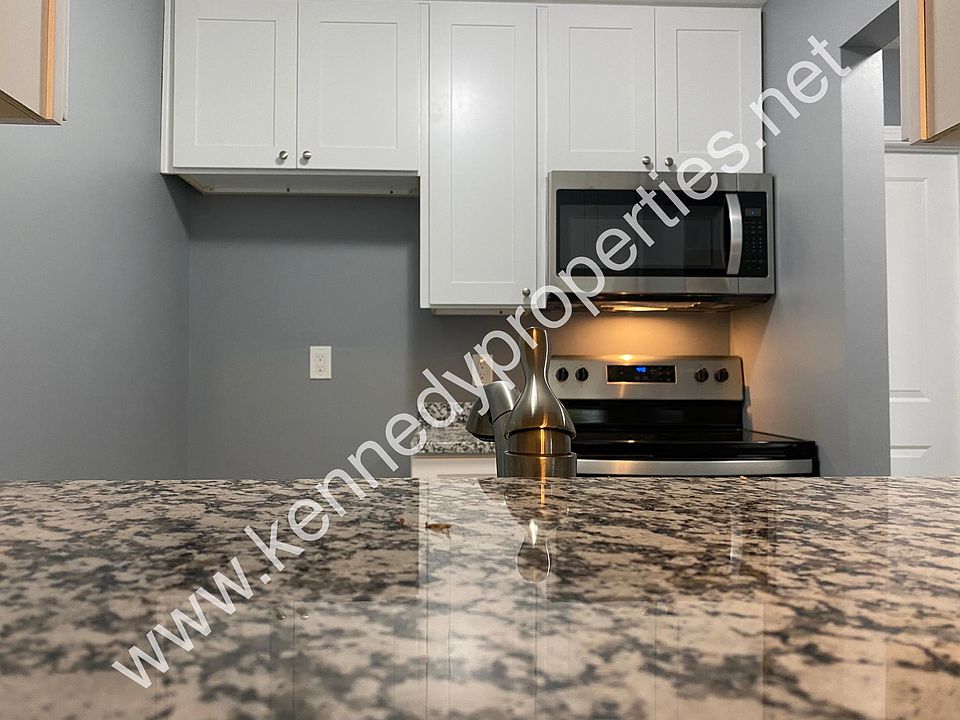 Kitchen with built in microwave