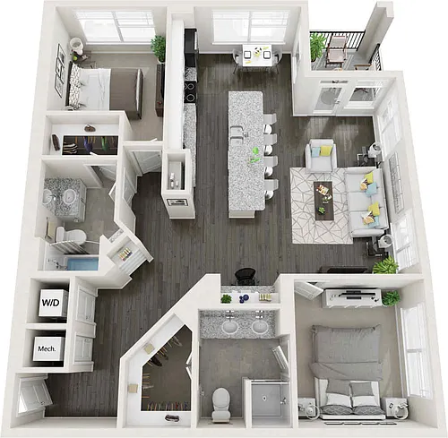 Floor plan B3