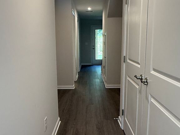 Front entrance looking at the back of the house