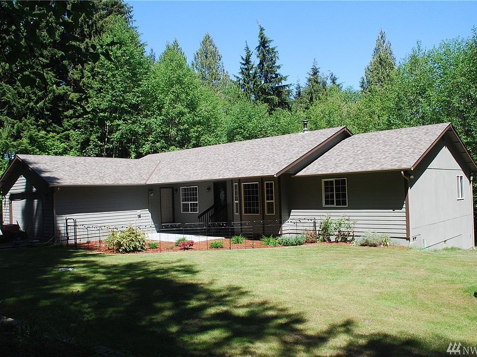 Front view of the home from the yard.