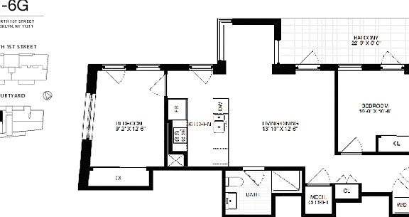 2nd image of 50 N 1st St APT 6G