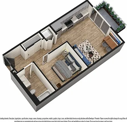 Open 1-Bed J Open 1-Bed J