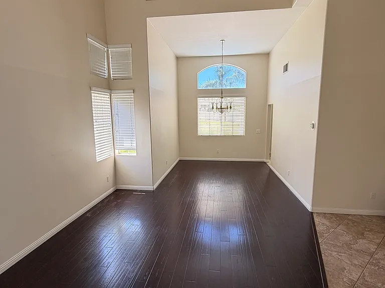 Front living room and dining room.