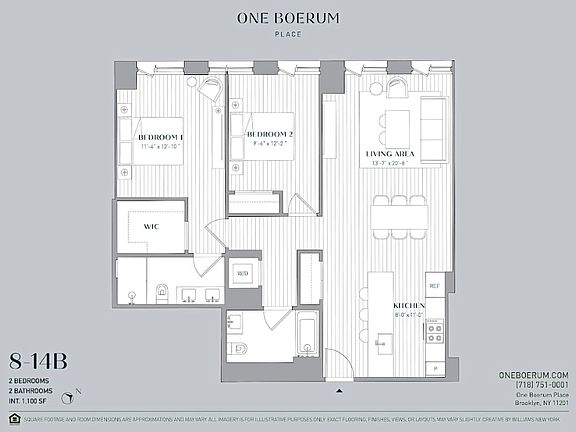 2nd image of 1 Boerum Pl #11B