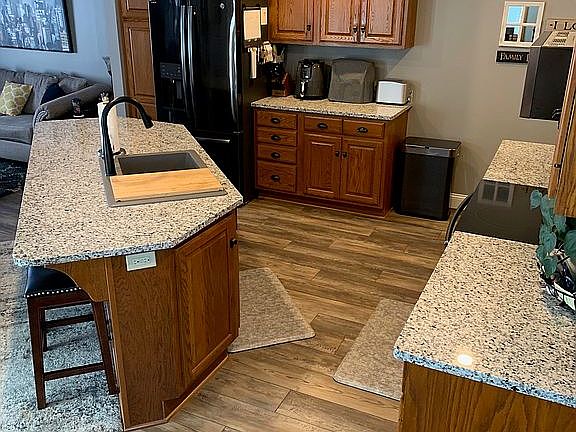 Kitchen off of front entry