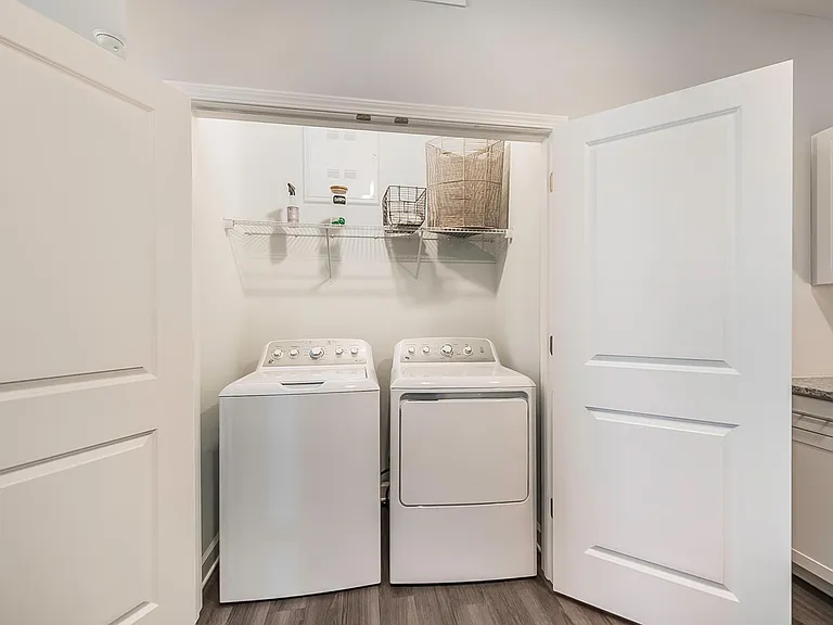 BRAND NEW washers and dryers are included in every home at Legacy at Baldwin Ridge