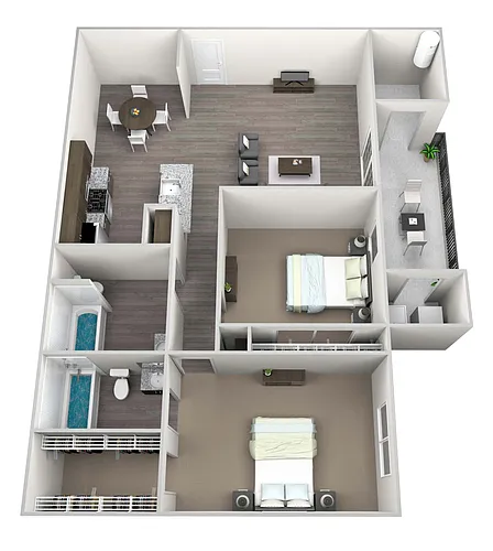 Floor plan Calistoga