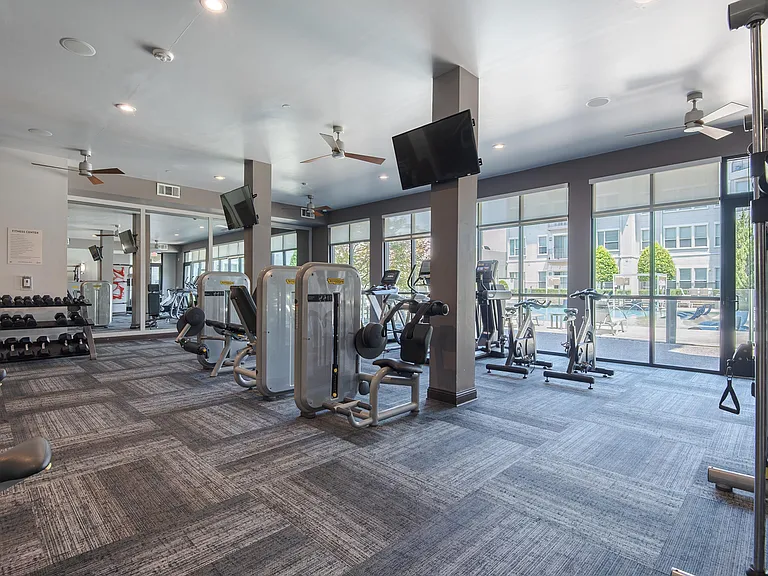 Fitness Center with Cardio Equipment