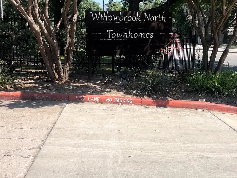 FRONT OF COMPLEX