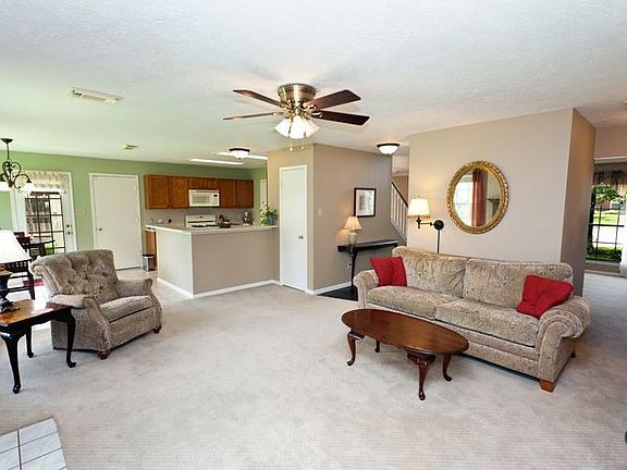 Very open layout. View from Den to the Kitchen