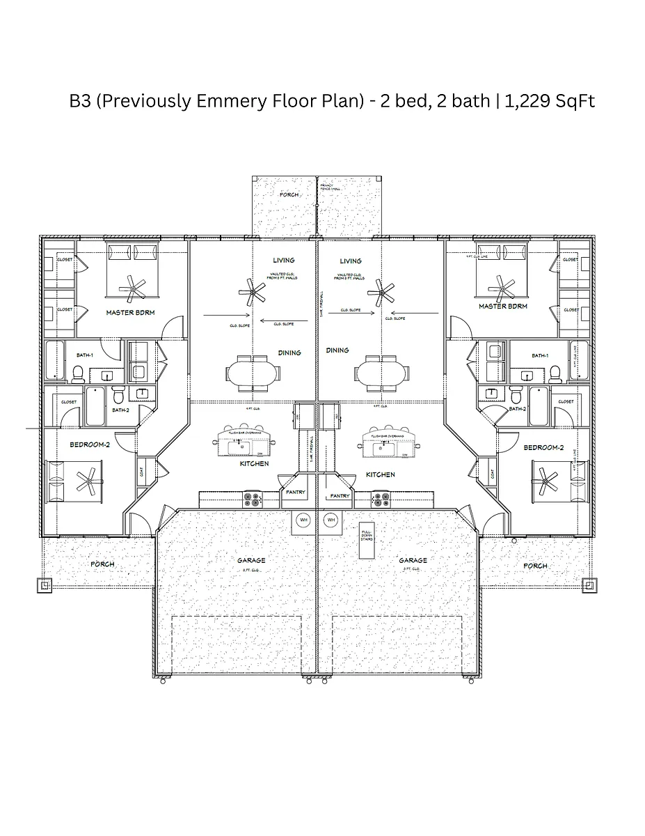 Floor plan B3 - Duplex