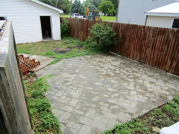 stamped concrete patio