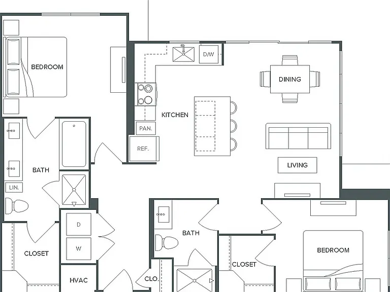B3: 2bed 2bath B3: 2bed 2bath