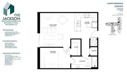 Floor plan Domino