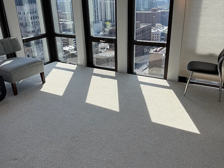 Looking west, furniture is not included.