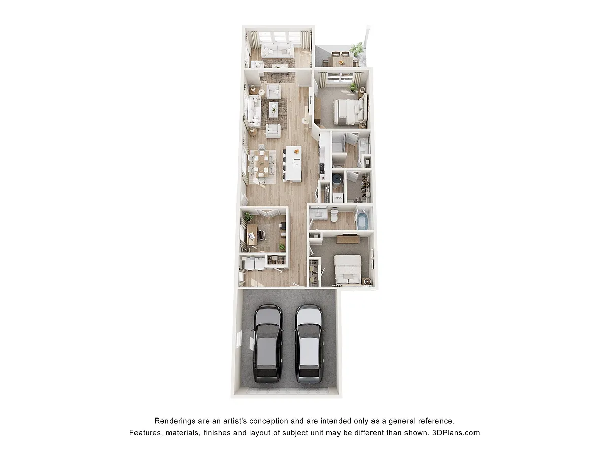 Floor plan Dartmouth w/ Sunroom