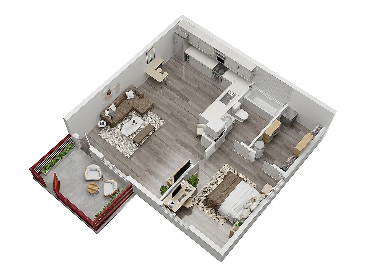 Floor plan Blackberry Lily