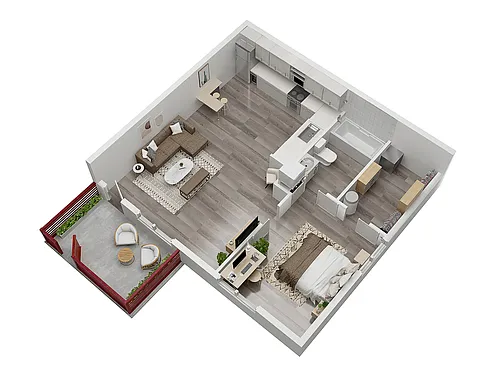 Floor plan Blackberry Lily
