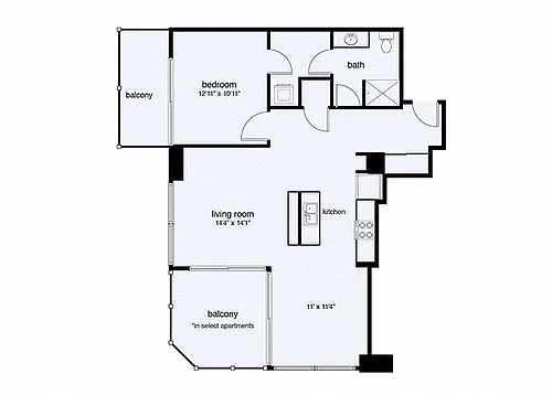 Floor plan A12-S
