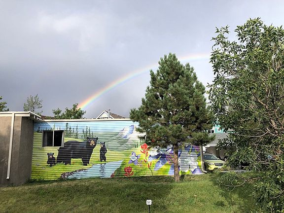 Mural on Exercise Room