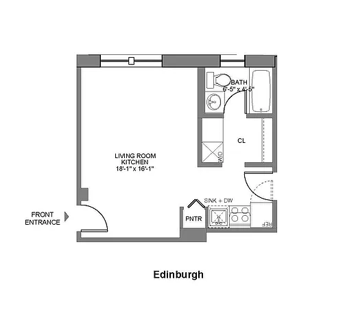 Floor plan Edinburgh