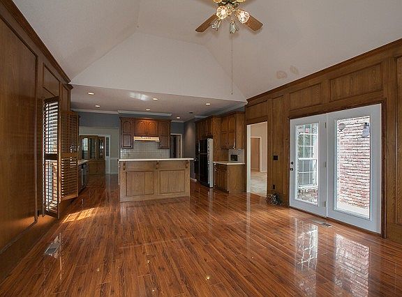 Family room looking toward kitchen