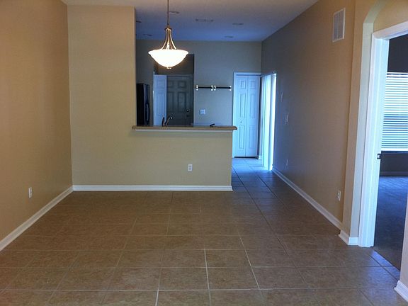 Living room view from front door