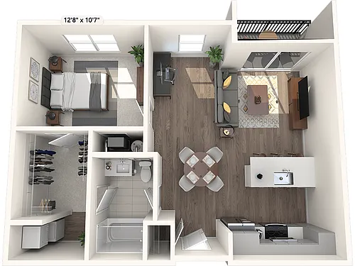 Floor plan 1B1