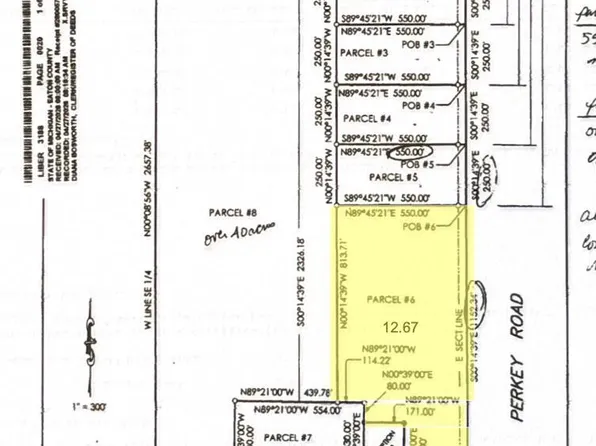 O Ville Perkey Rd Lot 6-S, Charlotte, MI 48813