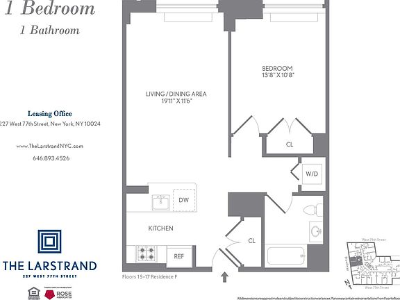 2nd image of 227 W 77th St APT 16F