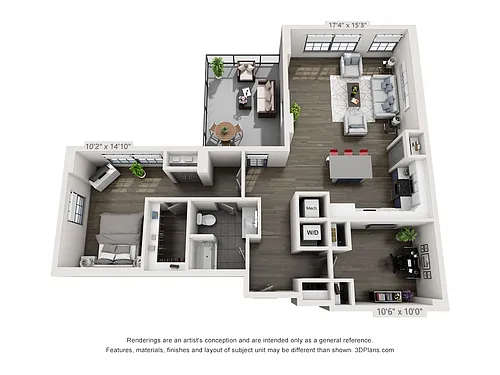 Floor plan 1S