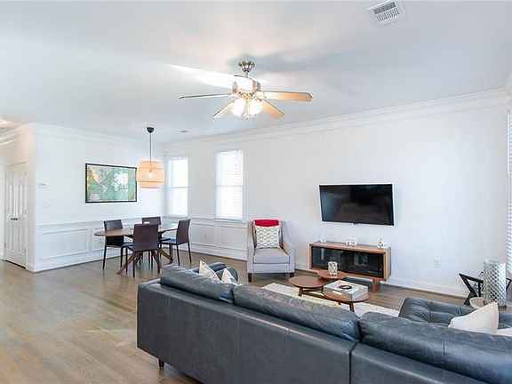 Open concept living and dining