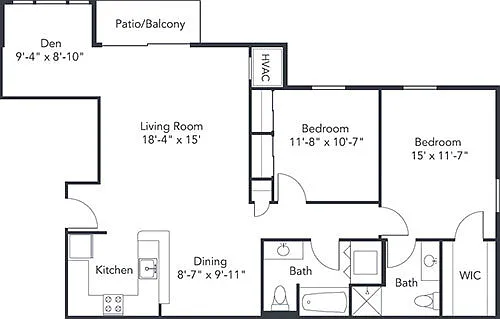 Floor plan Hampton
