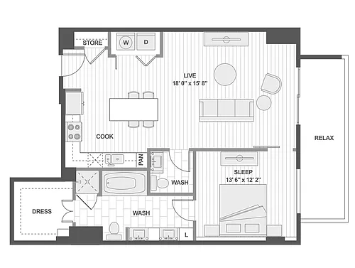 Floor plan A8