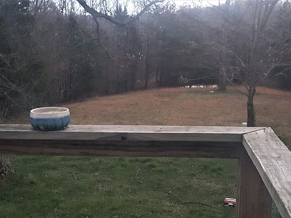 Back Deck Looking Out Over Back Yard