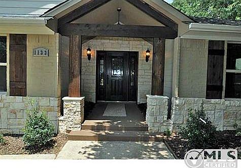 Beautiful covered entry