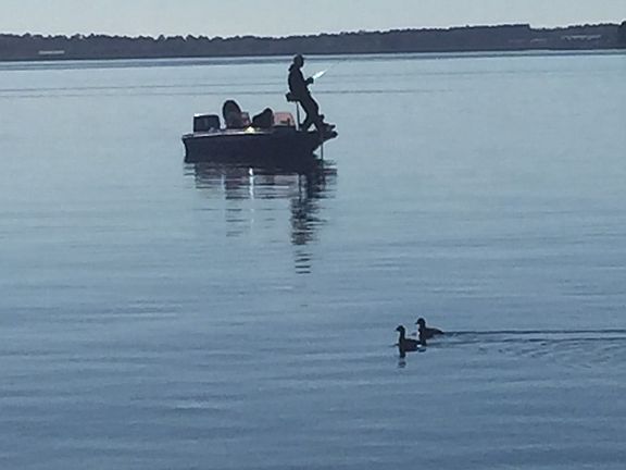 Right on lake conroe