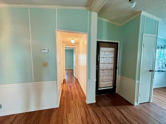 Front door and hallway