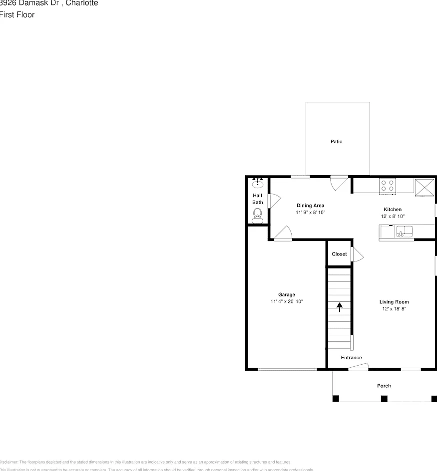 3926 Damask Dr Charlotte, NC 28206 — Photo 2