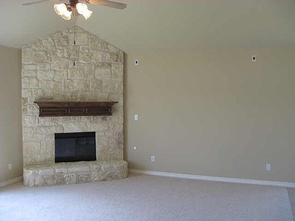 Fireplace in the family room