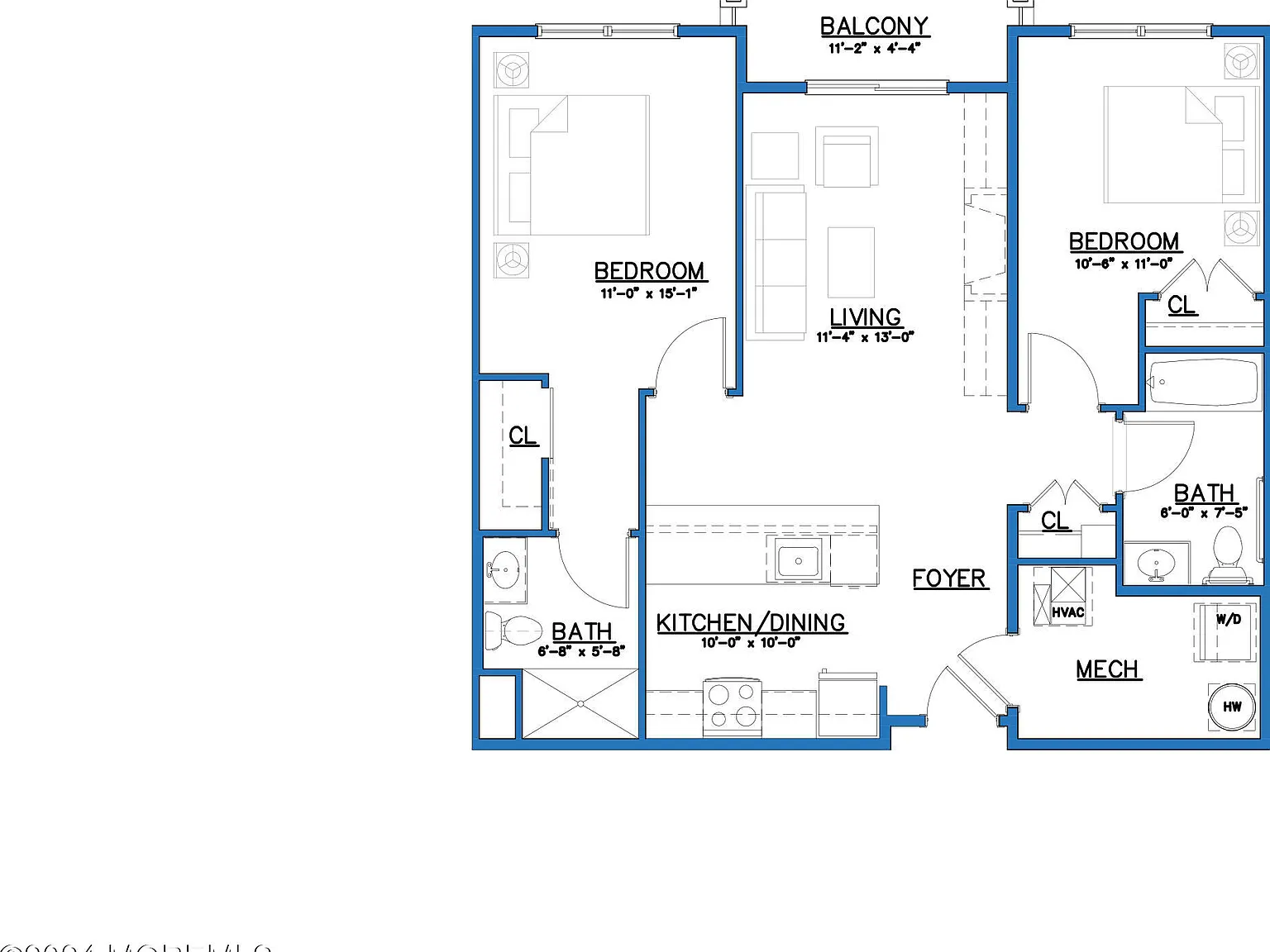 2 bed, $3,950 — Photo 3