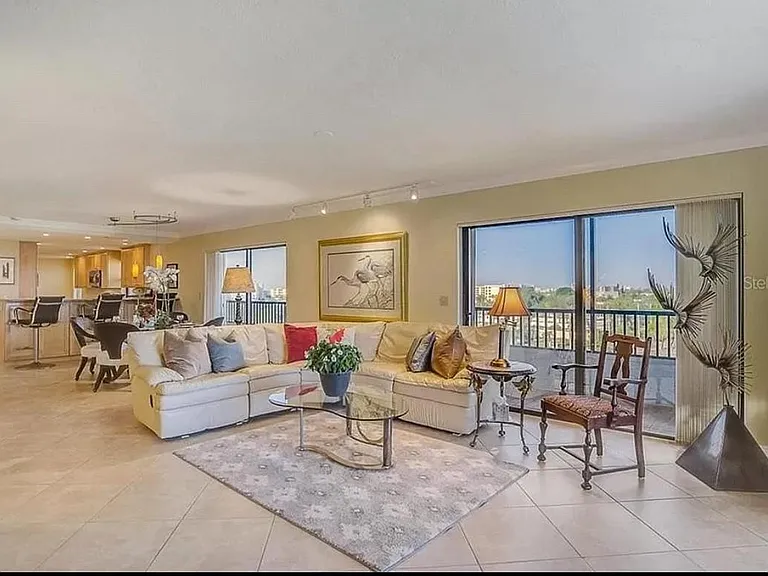 Living room to kitchen