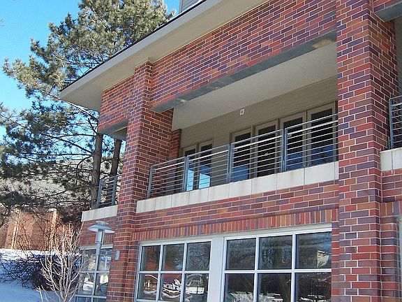 Extra large main street facing patio