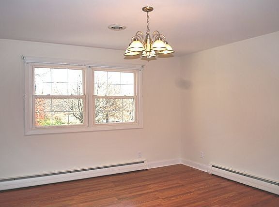 Dining Room with newly installed Pergo floor