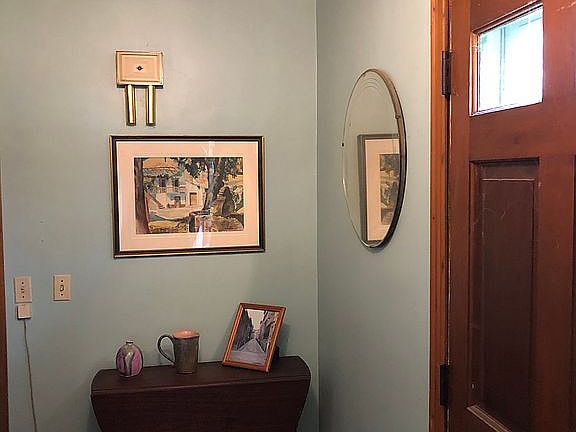 View of entry frm living rm