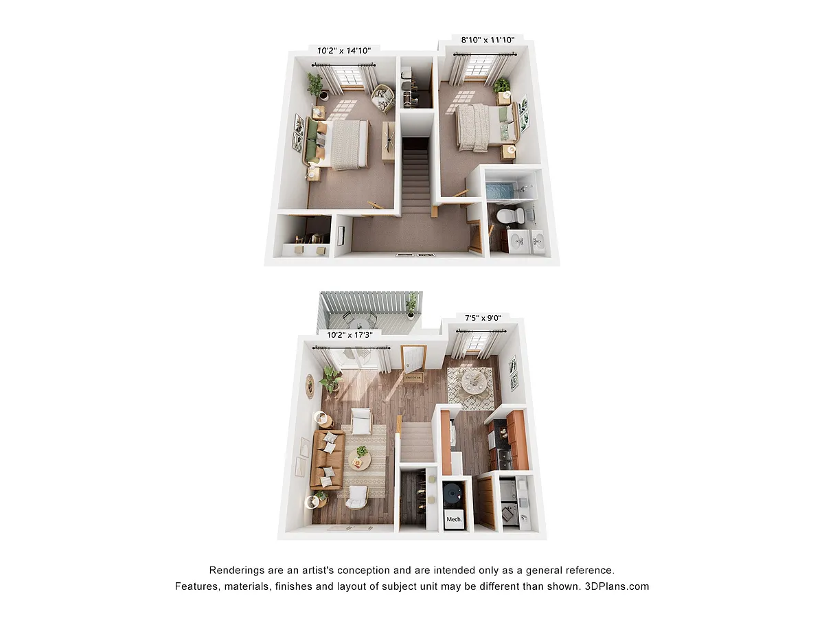 Floor plan The Bronze