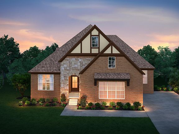 brick, stone and stucco