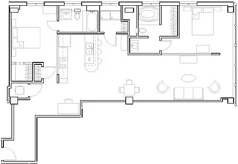 Floor plan Rockefeller