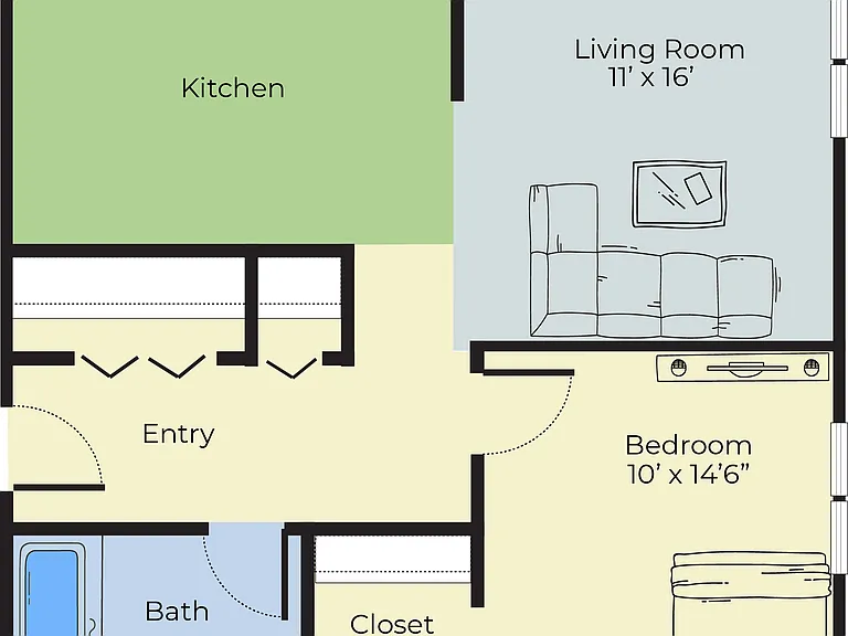 One Bedroom One Bedroom